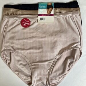 Womens 3 Pack Total Radiant - Vanity Fair Comfort Stretch  Briefs S- 5